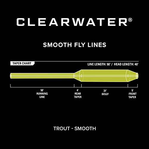 Orvis Clearwater Fly Line WF 5 Moss for Beginner & All-Around Fly Fishing