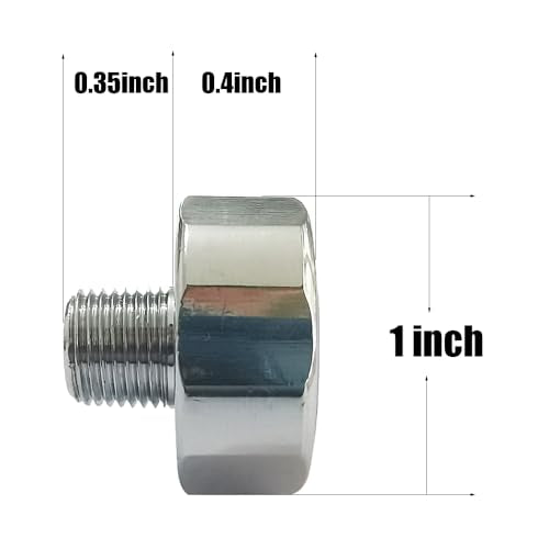 1 Inch Pressure Gauge - 1/8NPT, 6000psi for Paintball & Diving