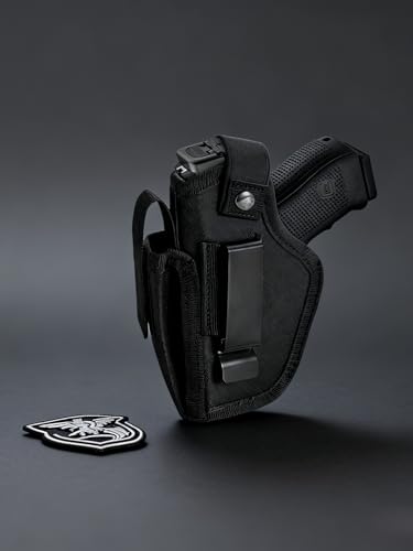 Adjustable Nylon Gun Holster for 9mm, .380, .45ACP Pistols - Left/Right Hand