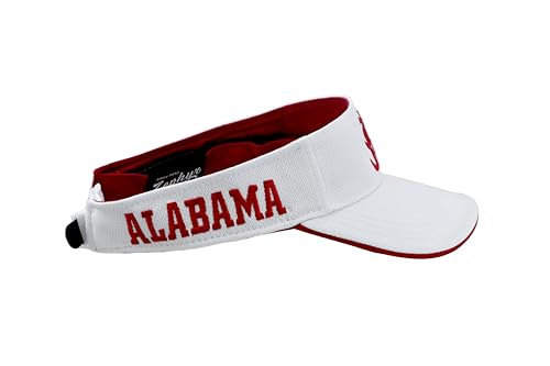 Alabama Crimson Tide Golf Visor Hat - Adjustable Velcro Cap