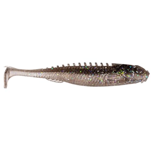 Eye-Candy Paddle Shad Swimbait - Gizzard Shad, 3.5" - 5 Pack