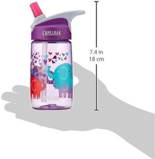 CamelBak Eddy Kids Water Bottle - Spill Proof Big Bite Valve - BPA-Free 0.4 Liter | Perfect for Ages 3+
