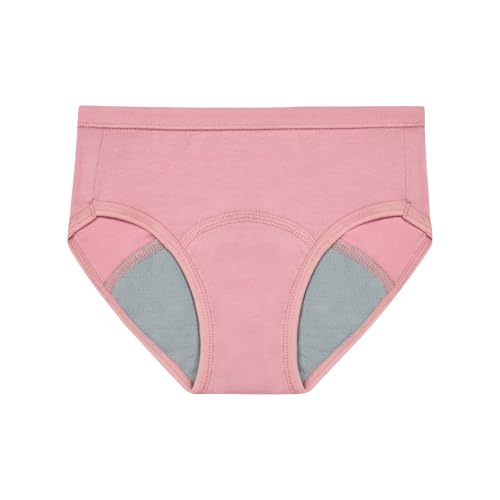 Potty Trainer Briefs for Toddler Girls - 6-Pack, 2-3T Mauve