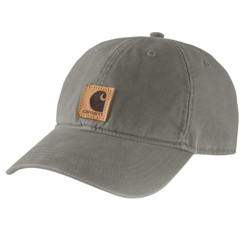 Carhartt Men's Canvas Cap Dusty Olive One Size Workwear Hat