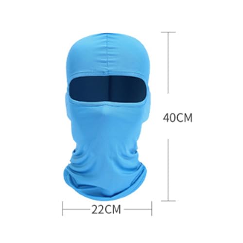 5-Pack Thermal Full Face Mask for Cold Weather Cycling & Running - Sand