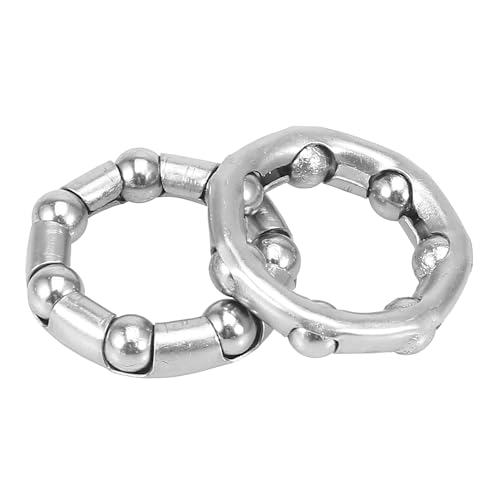 Bicycle Ball Bearings - 37.6mm Stainless Steel Crank Bearings (2pcs)