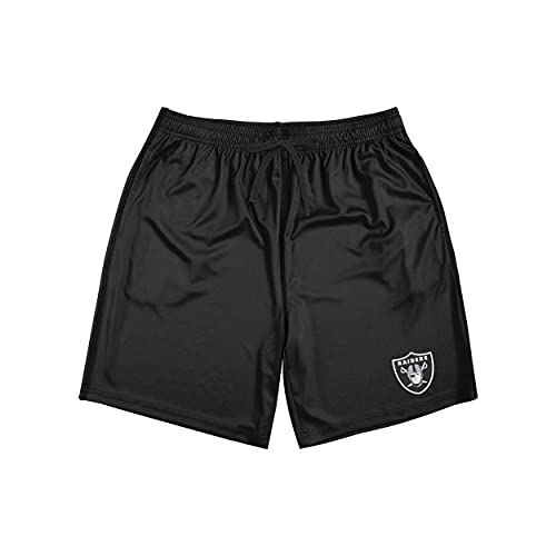 Las Vegas Raiders Workout Training Shorts - X-Large, Cotton