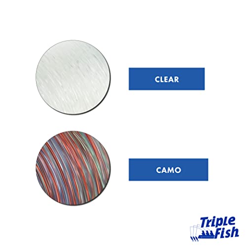 Monofilament Fishing Leader - 0.022 in x 50 yd - Clear