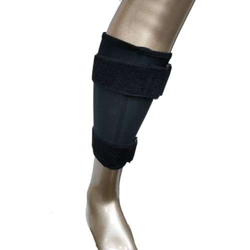 Ankle Monitor Cover for Parole, Probation, House Arrest, GPS, SCRAM Alcohol Bracelet Cover Up, Immigration, Sex Offenders - Black Neoprene, Adjustable Elastic Hook and Loop Straps