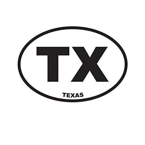 Oval Vinyl Decal Sticker - 5-Inch Weatherproof Adhesive for Cars & Laptops