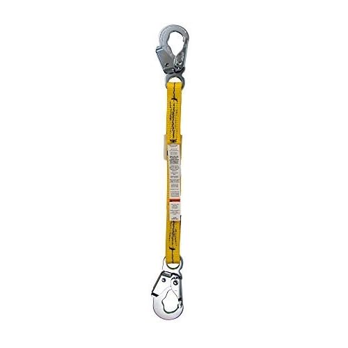 Guardian 01260 Non-Shock-Absorbing Lanyard - 4 ft | Self Locking Steel Hooks | ANSI and OSHA Compliant