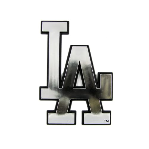 MLB Chrome Automobile Emblem - Los Angeles Dodgers
