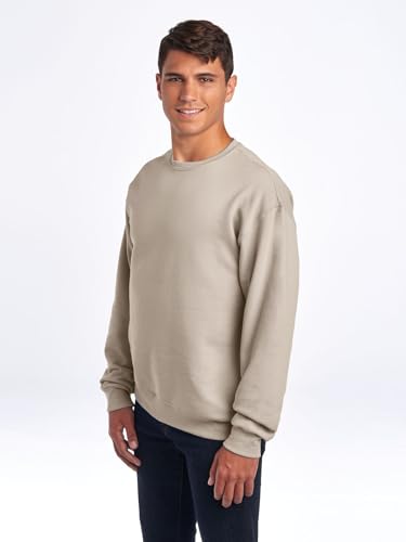 Jerzees Men’s NuBlend Fleece Crew Sweatshirt - Sandstone / Large