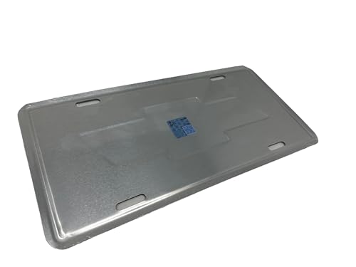 Chevrolet Black Bowtie License Plate - Gloss Black 12" x 6" Metal