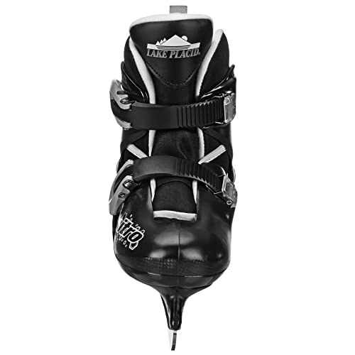 Adjustable Ice Skates for Boys - Nitro 8.8 Grey, Large (4-7)