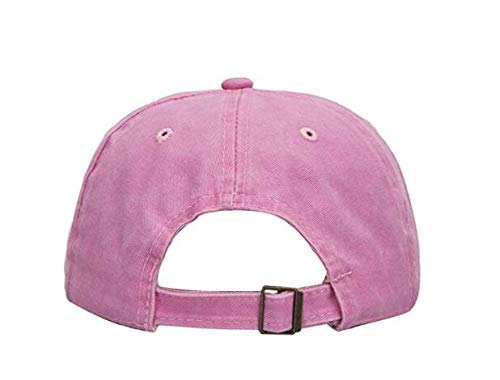 Cotton Baseball Cap for Kids - Sun Hat for Ages 2-7 Years - Pink