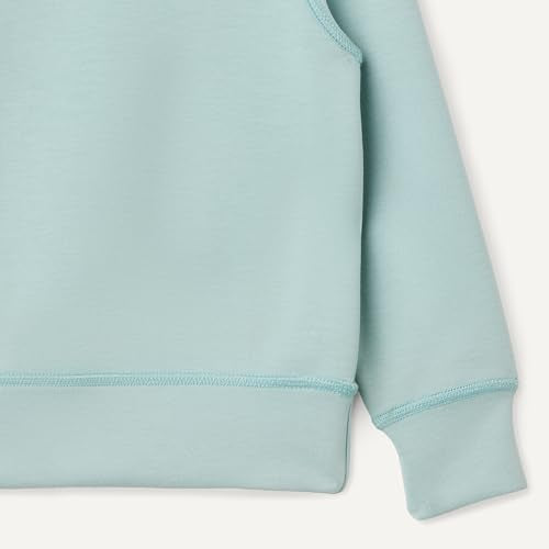 Boys' Relaxed-Fit Crewneck Pullover Sweatshirt - Light Blue, Small
