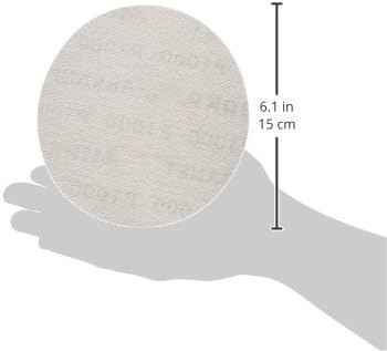 Mirka Abranet 6-Inch Sanding Discs - Grit 320, Hook and Loop, Dust-Free, 50 Pack