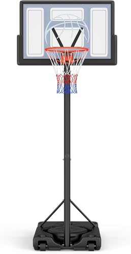 Dripex 18-Inch Orange Basketball Rim with Breakaway Spring & All-Weather Net