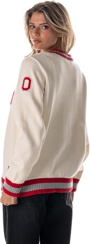 Ohio State Jacquard V-Neck Sweater - XX-Large
