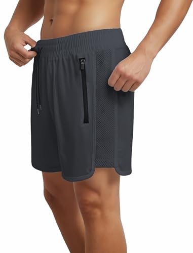 Men's Quick Dry Running Shorts - XX-Large / Grey