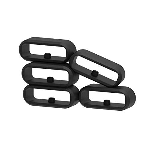 Silicone Band Holders for Amazfit Watches - 11 Pack (Black)