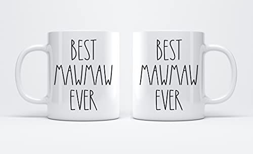 FundingCharlee Best Mawmaw Ever 11oz Coffee Mug - Gifts for Christmas, Birthday & Family