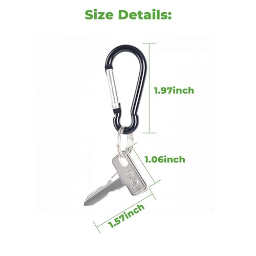4 Pack Golf Cart Keys Replacement for Club Car DS & Precedent - D-Shaped Keychain