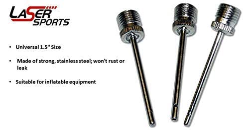 Stainless Steel Inflating Needles - Pack of 6 for Balls & Pumps