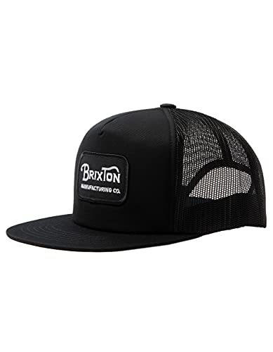 Brixton Men's Grade Mesh Cap - One Size Black/Black Adjustable Hat
