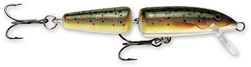 Jointed Minnow Lure - 2" Brown Trout for Bass, Pike & Walleye