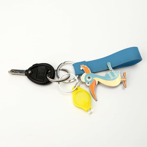9-Pack Mini LED Keychain Flashlights - 1.6" Ultra Bright Pocket Penlights