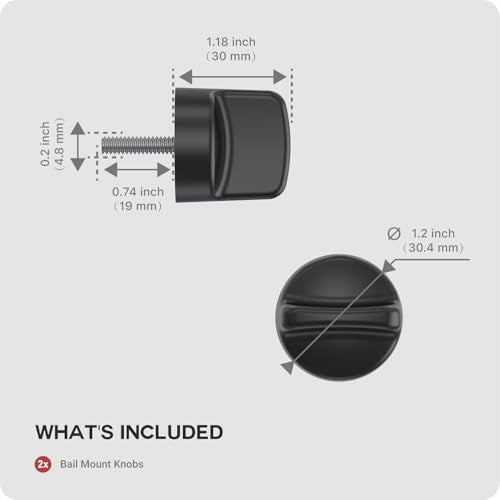 TUSITA Mounting Knobs for Humminbird HELIX 8-12 Fish Finders - Model 740195-1