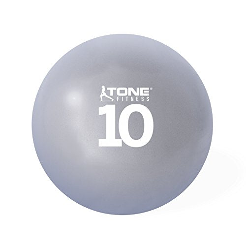 Soft Weighted Toning Ball - Gray | 10 Pounds