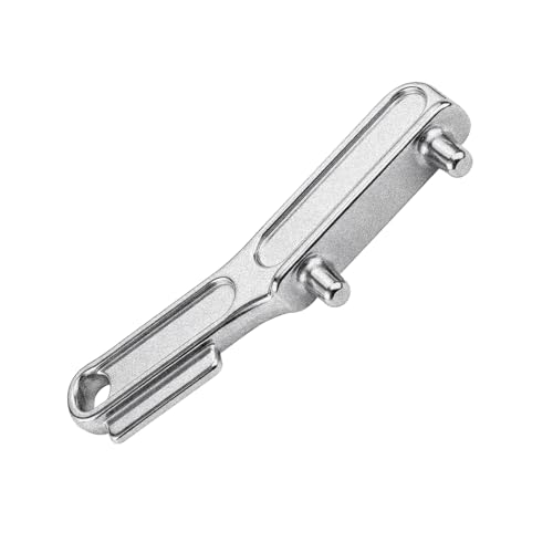 Boat Gas Cap Key Set - 2 Pack Stainless Steel Deck Fill Tool - Silver
