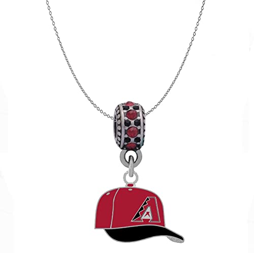 Arizona Diamondbacks Cap Charm for Pandora Bracelets & Necklaces
