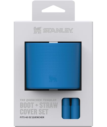 STANLEY Quencher 40 oz Tumbler Boot & Straw Cover Set - Impact-Absorbing & Dustproof