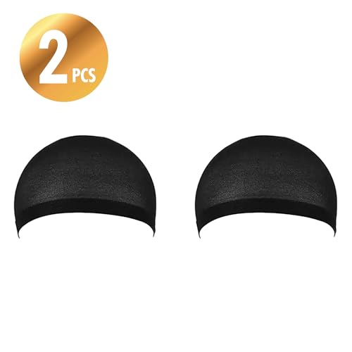 Stocking Wave Cap Set - 2PCS Skull & Wig Caps - Sky Blue
