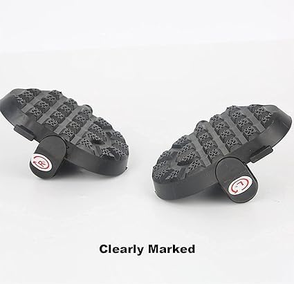 EIRONA 1/2 Inch Exercise Bike Pedals with Toe Clips - Indoor & Spin Bikes, 1 Pair
