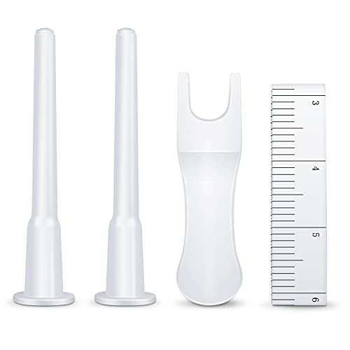Exercise Ball Plug Replacement Kit - 4-Piece PVC Accessory Set