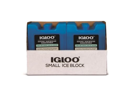 MaxCold Ice Gel Pack - 6.8 oz Blue Rectangular Cooler Insert