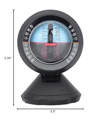 Car Inclinometer - Waterproof Angle Slope Tilt Indicator Tool - Standard