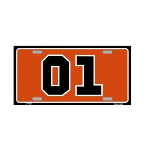 Dukes of Hazzard Novelty License Plate - Standard Size 6" x 12"