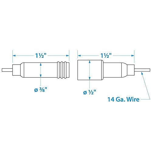 Seachoice Watertight Inline Fuse Holder 10A One Size Marine Electrical Accessory