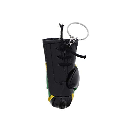 Mini Boxing Gloves Keychain - Jamaica Country Flag Charm