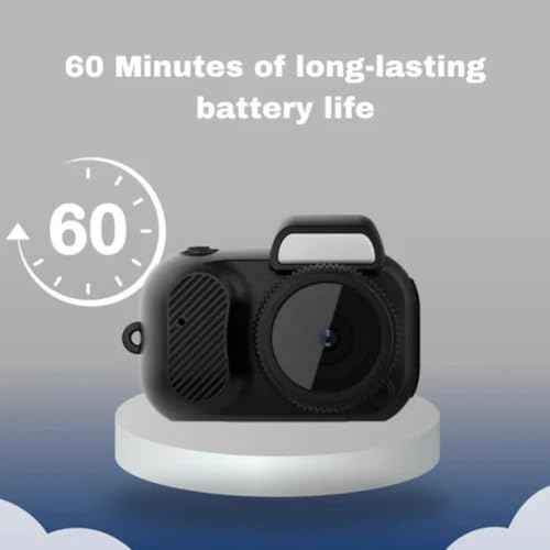 Keychain Camera, World's Smallest 1080P HD Mini Camera, Retro Portable Mini, 100 Mins Battery Life, for Students, Kids (32G)