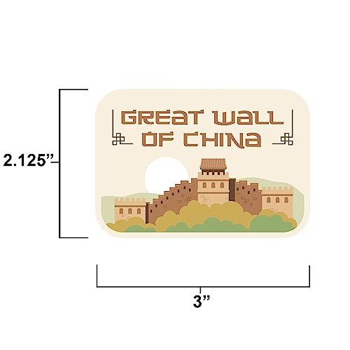 Vagabond Heart Great Wall of China Weatherproof Vinyl Sticker