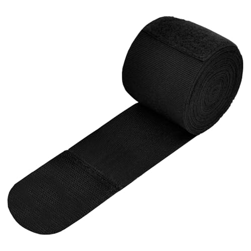 Boxing Hand Wraps - 4.5m (180 inch) Black for MMA & Muay Thai