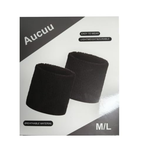 Absorbent Sports Wristband Set for Men and Women - 2PC Wristband
