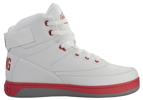 Ewing 33 HI Retro Basketball Shoes - White/Blue/Orange